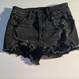 Juniors black shorts